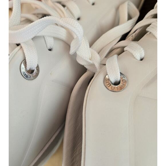 Louis Vuitton Fuselage Trainers‎ 10 White Leather High Top Sneakers RARE MS0193 main image 6
